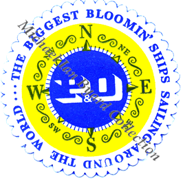 Canberra Drink Coaster when under P and O-Orient Lines(post 1962)